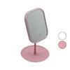 Table Lamp Barotti DMR-8633 | Dikdörtgen LED'li USB Şarjlı Makyaj Aynası - 90° Ayarlanabilir, Takılık Sepetli Ayak, Renkli (13.5x18.5cm)
