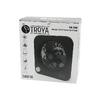 TROYA BY HOOK TR-516 MASA ÜSTÜ VANTİLATÖR (FAN=22CM) (3 KADEME HIZ) (40W) ( 3 PERVANE ) (SİYAH PLS.STAND=28X27X13CM)*6