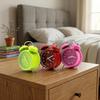 Twin Bell Alarm Clock BGC-40 Yuvarlak Masa Çalar Saat (Metal Kasa, Renkli, Pilli & Ayaklı, Çap: 10cm)