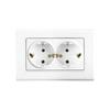 Viko 9140 0056 Linnera S 2'li Topraklı Priz Beyaz Çerçeveli