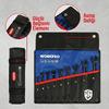 WORKPRO WP202602 8-19mm 9 Parça CR-V Profesyonel Cırcır Kombine Anahtar Takımı + Bez Taşıma Kılıfı