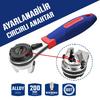 WORKPRO WP272063 7-22mm CR-V Profesyonel Ayarlanabilir 200mm Cırcır Anahtar