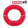 WORX WA0209 WG185E/WG186E İçin 2.4mm 20 Metre (5x 4m) PRO-GRADE Spiral Burgulu Yedek Misina