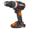 WORX WX-JCR 20Volt/2.0Ah Li-ion Çift Akülü Kömürsüz Profesyonel Darbeli Şarjlı Matkap