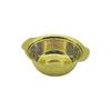 Yakut 12899 | 23cm Gold Paslanmaz Metal Süzgeç Sepet - Dahili Tutma Kulplu, Çok Amaçlı & Şık